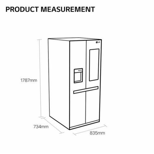 Frigorífico 4 puertas Americano LG GMB844PZFG