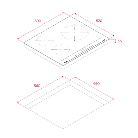 Placa de inducción MultiSlider - Teka  IBC63100BF