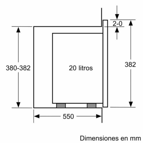 Microondas Integrable Balay 3CG4172X2