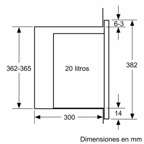 Microondas Integrable Balay 3CG4172X2