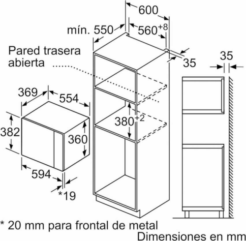 Microondas Integrable Balay 3CG5175B2