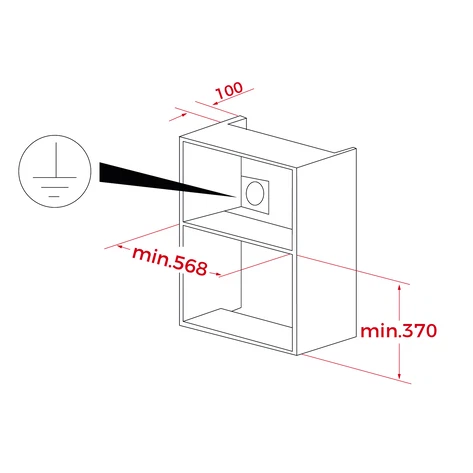 Microondas de integración 20L - MB 620 BI