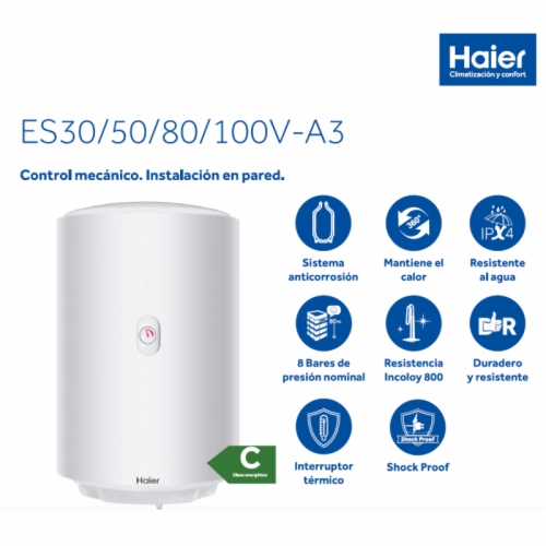 Termo Eléctrico Haier ES30V-A3 EU - 30 Litros